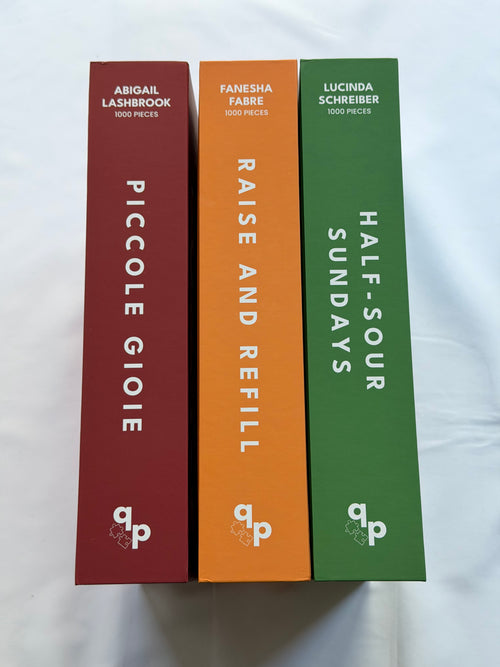 1000 Piece Bundle - Three QP Puzzles + Market Tote